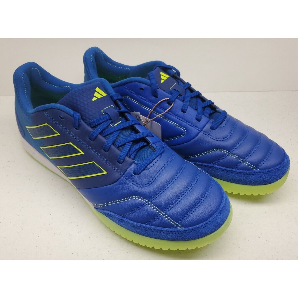 Adidas Top Sala Competition Indoor Soccer Shoes Blue FZ6123 Size 12M NEW - Picture 2 of 9